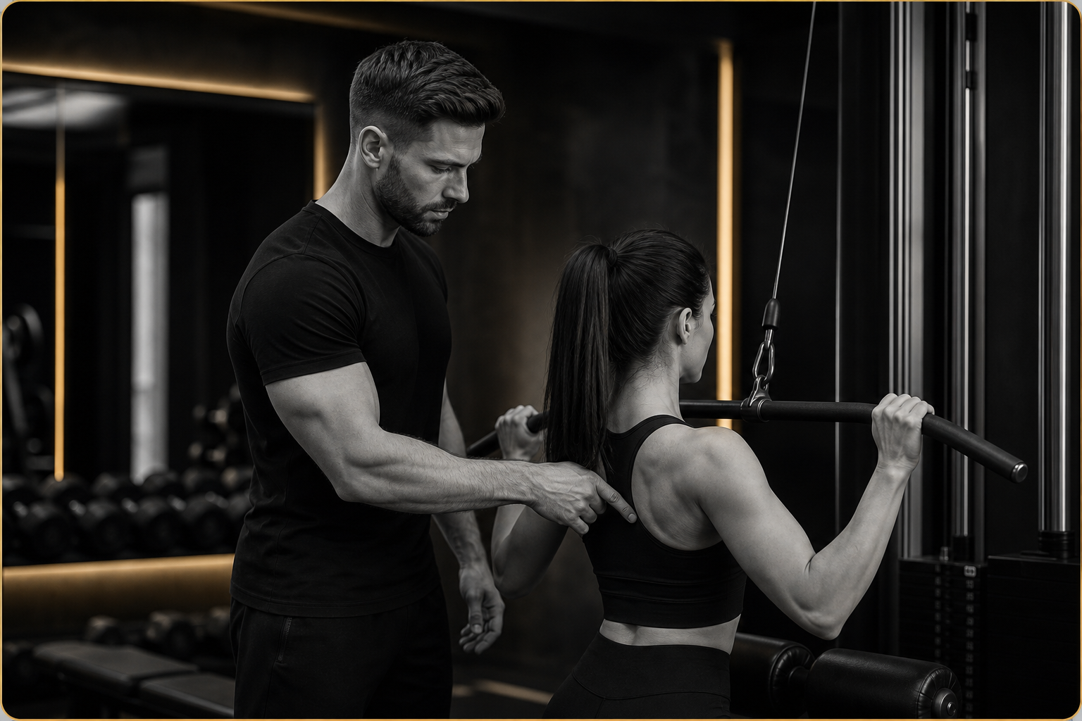 Personal Training mit Technik-Korrektur im Gym